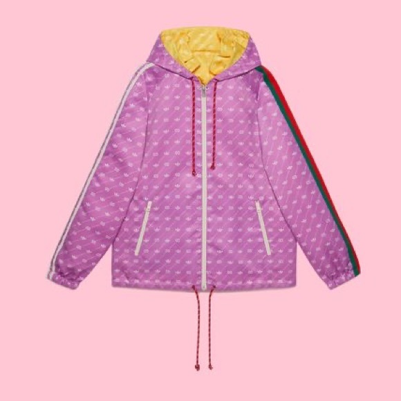 NWOT GUCCI x ADIDAS REVERSIBLE JACKET IN PURPLE - Picture 7 of 13